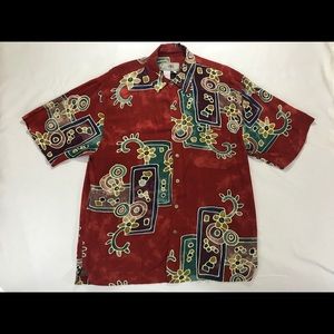Territory Ahead Mens Large 100% Rayon Ss Shirt